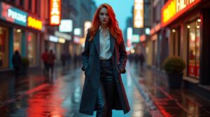 flux dev a striking redhaired woman with soft curls and porcel 2 flux dev a striking redhaired woman with soft curls and porcel 2